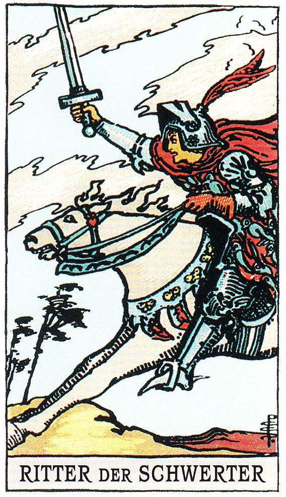 Tarot Tageskarte Ritter der Schwerter